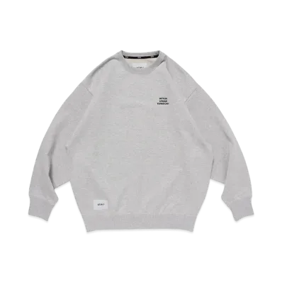 WTAPS Wut / Sweater / Cotton "AshGray"