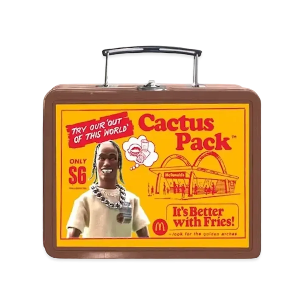 Travis Scott x McDonalds Cactus Pack Vintage Metal Lunchbox