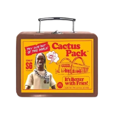 Travis Scott x McDonalds Cactus Pack Vintage Metal Lunchbox
