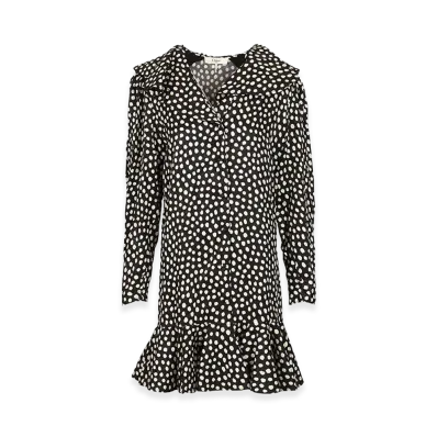 Chloe Women's Long-Sleeved Mini Dress "Black"