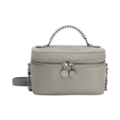 STELLA McCARTNEY Women's Falabella Vanity Beauty Bag "Gray"