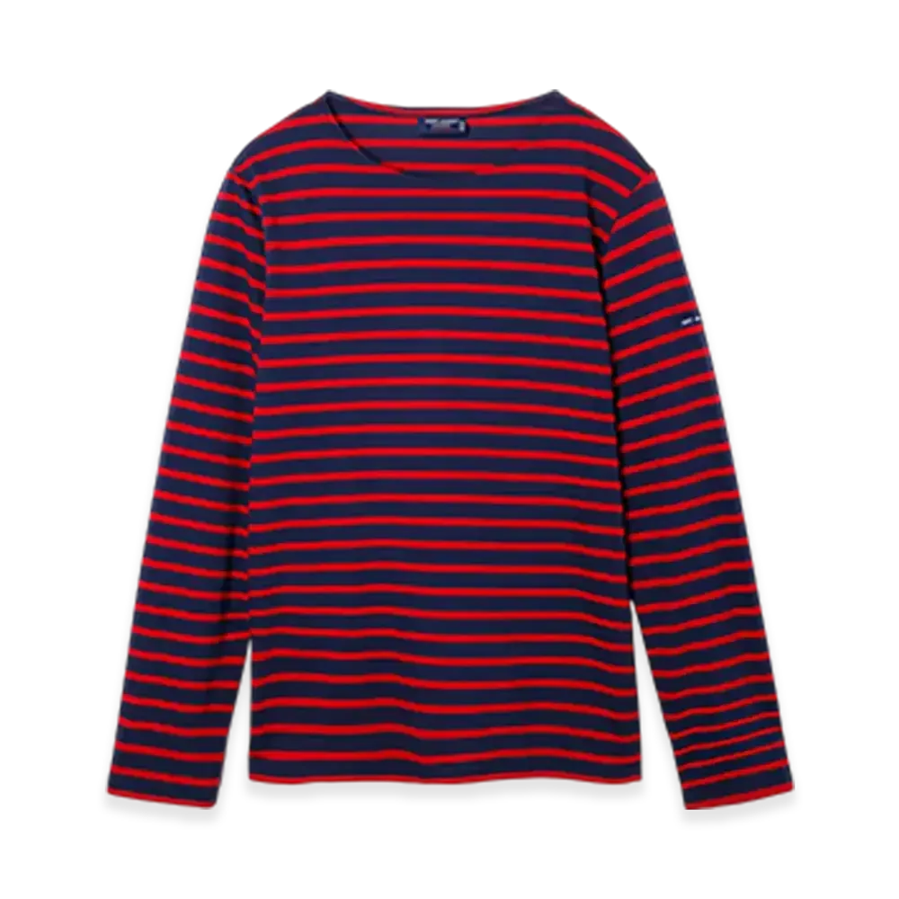 SAINT JAMES Long Sleeve T-shirt Minquiers Moderne "Marine Tulip"