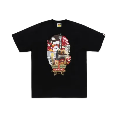 A BATHING APE Fukuoka Tee "Black"