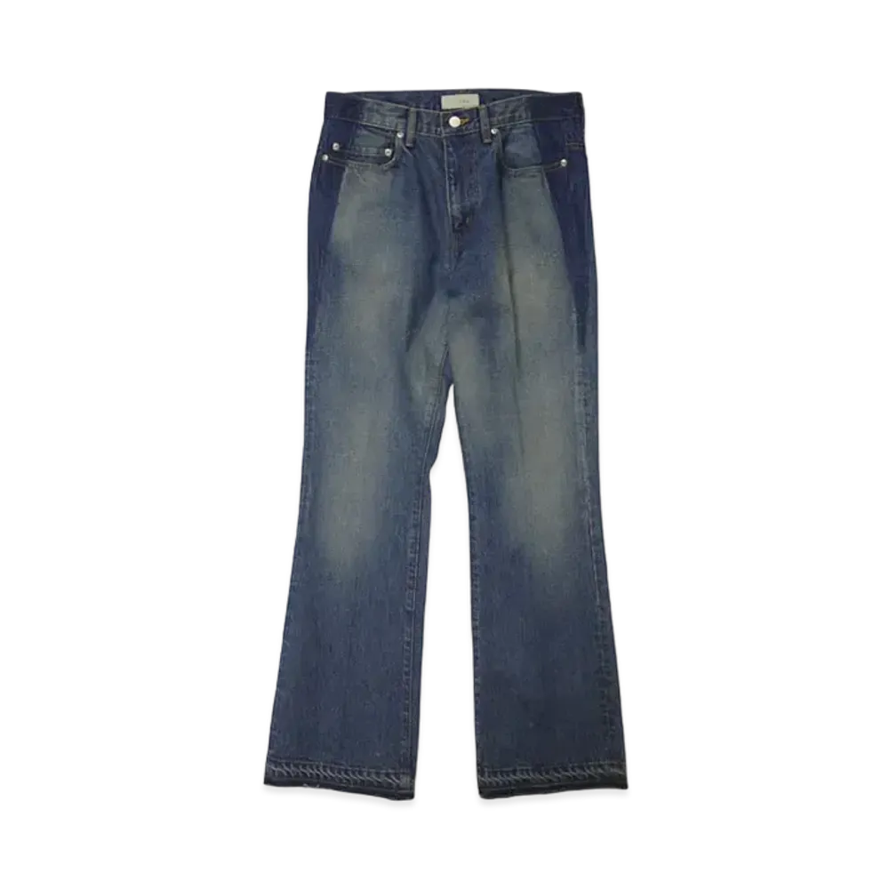 JieDa USED FLARE PANTS "INDIGO"