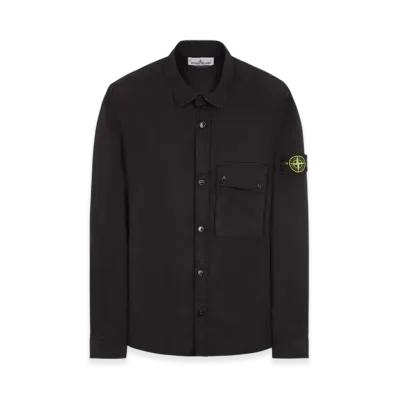 Stone Island 11610 Supima Cotton Overshirt - 23SS "Black"