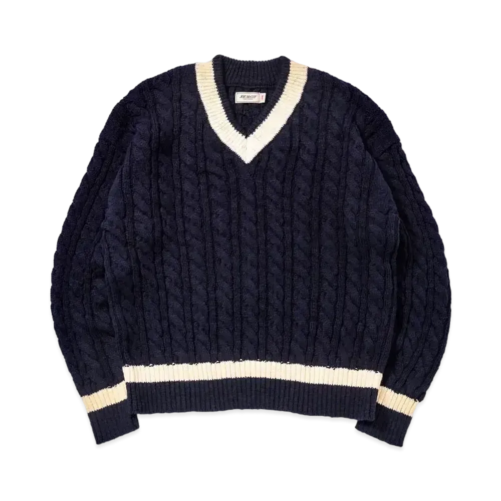 THE REAL McCOY'S Tilden Knit Sweater "Navy"