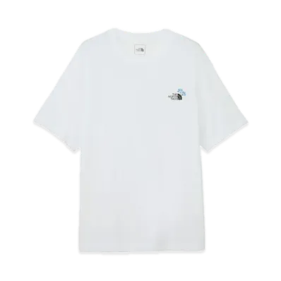 The North Face Short Sleeve Flower Logo Tee "White"