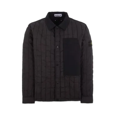 Stone Island 40831 Quilted Nylon Stella With PRIMALOFT-TC "Black"