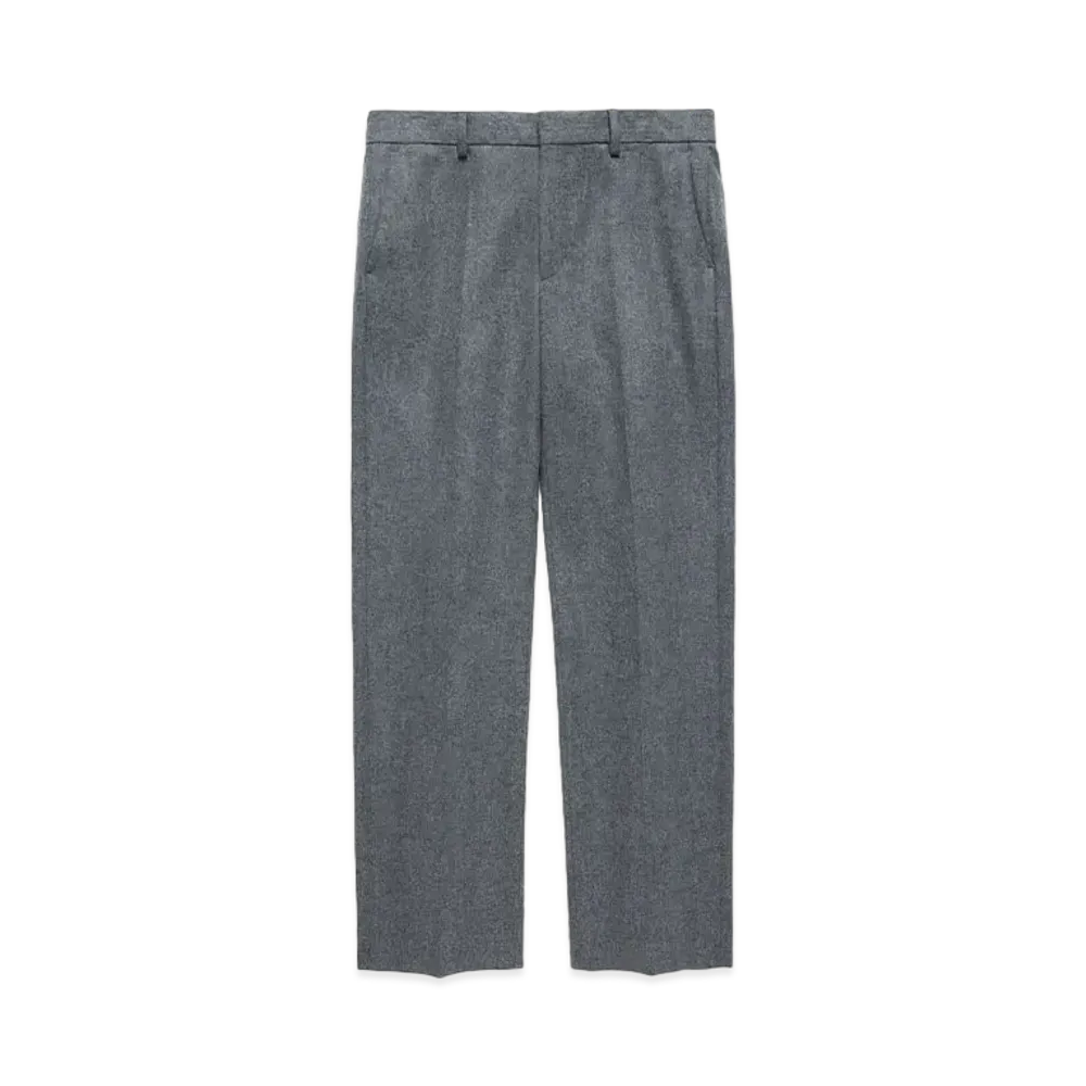 JJJJound Wool Trousers Relaxed "Charcoal Mix"