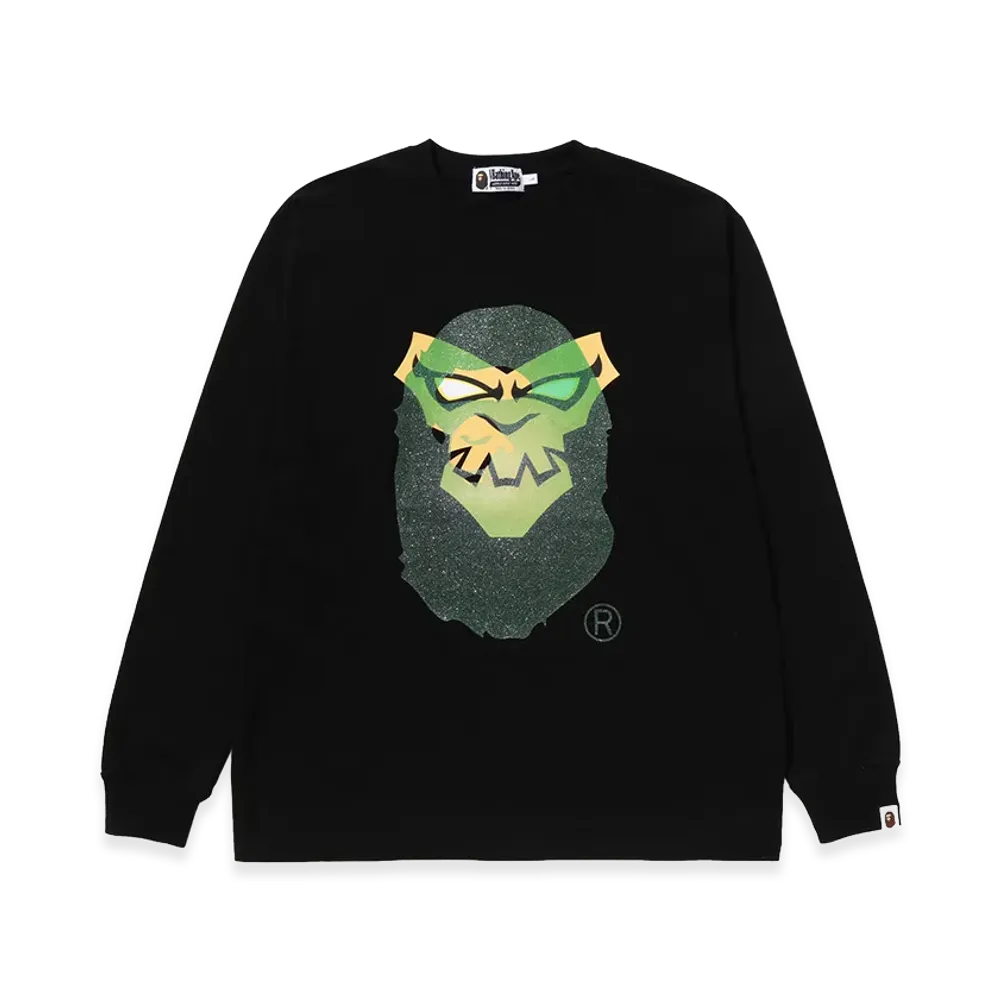A BATHING APE BAPEMAN-X LS Tee "Black"