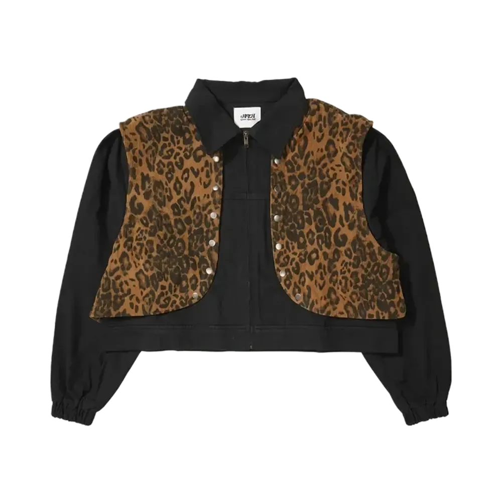 HTH Leopard 2way blouson "BLACK"