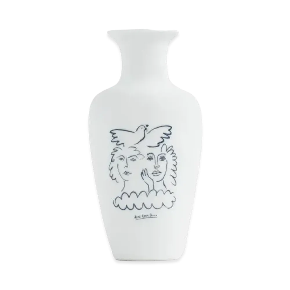 Aime Leon Dore Gemini Graphic Bud Vase "White"