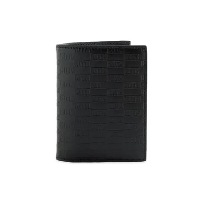 Kith Kithmas Monogram Bi-Fold Wallet "Black"