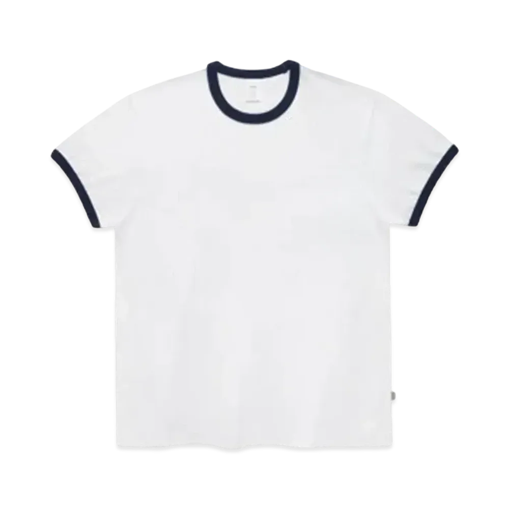 JJJJound J70 Ringer T-Shirt "White/Midnight"