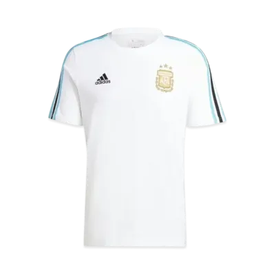 adidas Argentina DNA Three Stripes Short Sleeve T-Shirt "White"