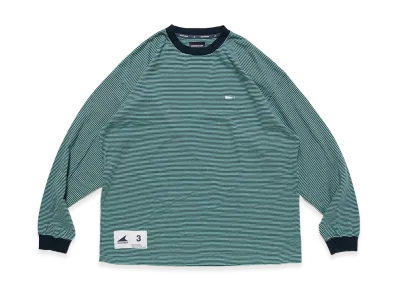DESCENDANT Horizontal Stripe LS "Green"