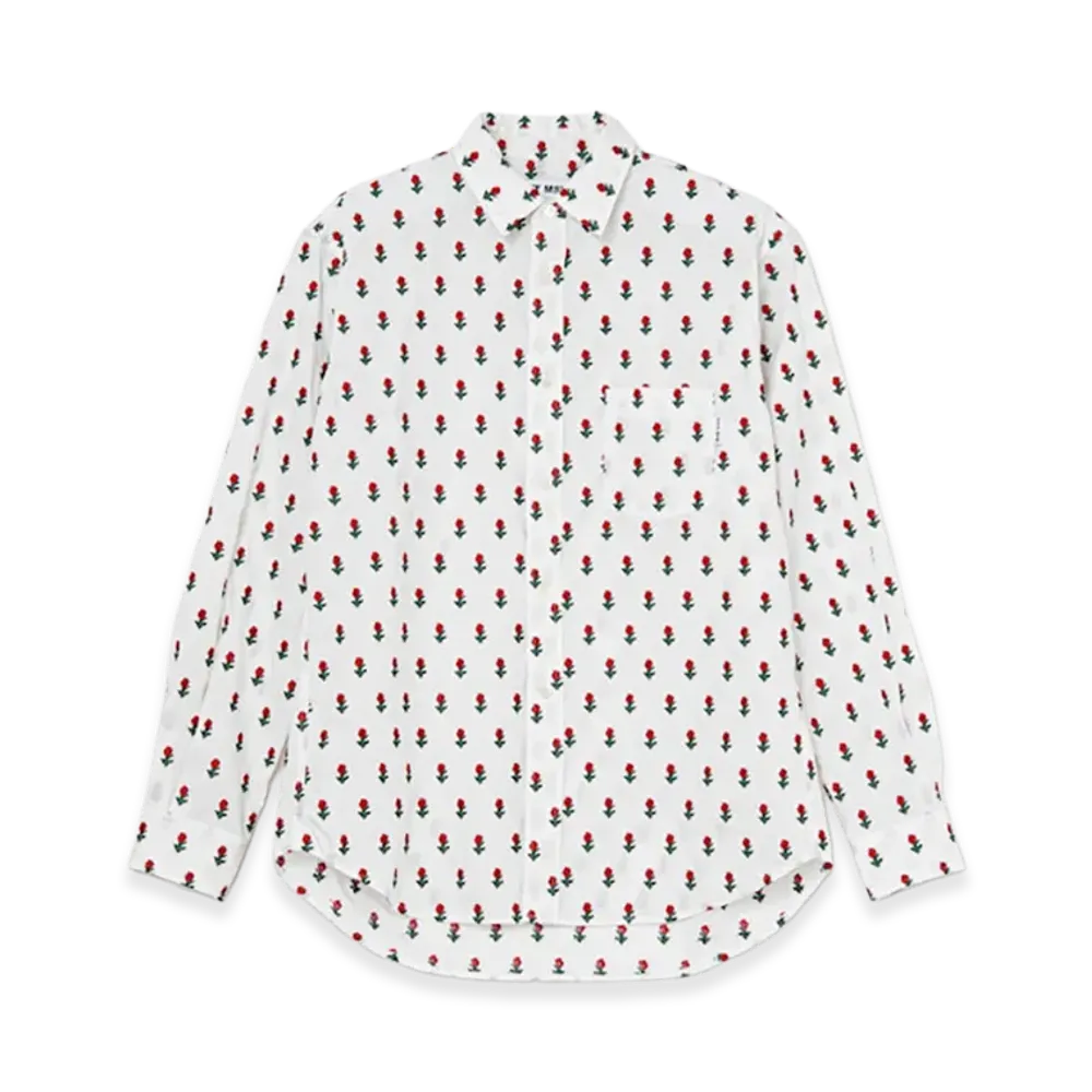 TTT MSW Rose Embroidery Shirt "White"