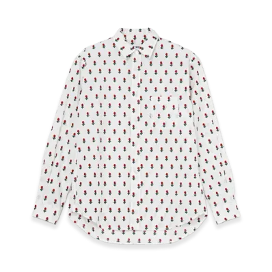 TTT MSW Rose Embroidery Shirt "White"