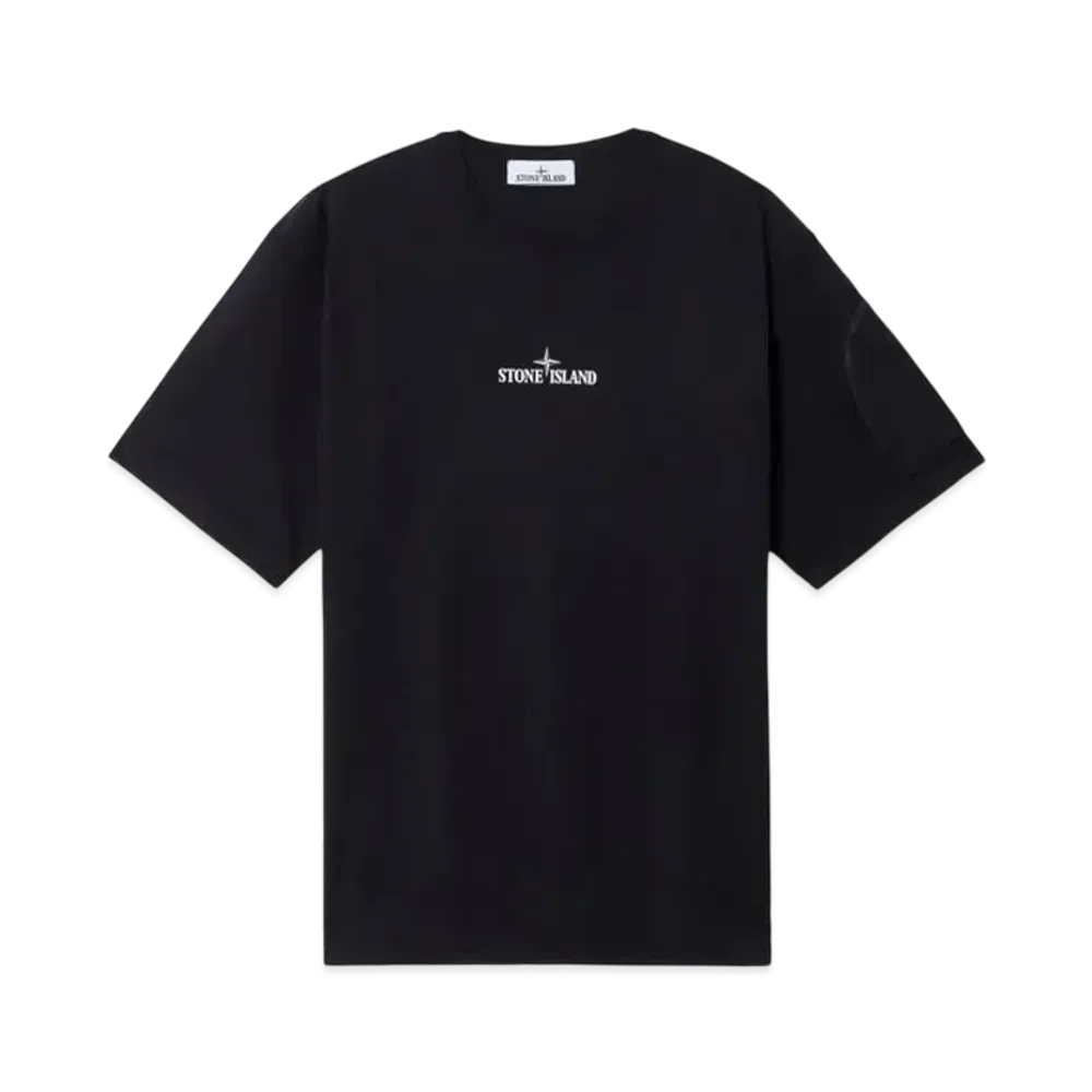 Stone Island 2100004 Combed Organic Cotton Jersey "Black"