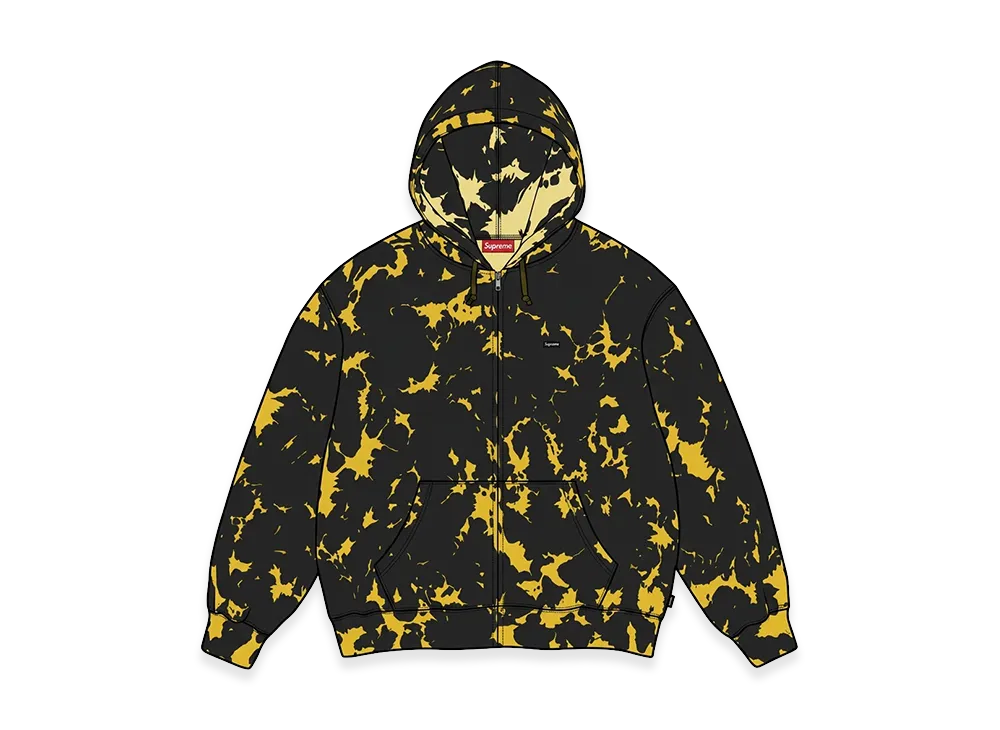 Supreme Small Box Zip Up Hooded Sweatshirt "Tie Dye" (26FW)