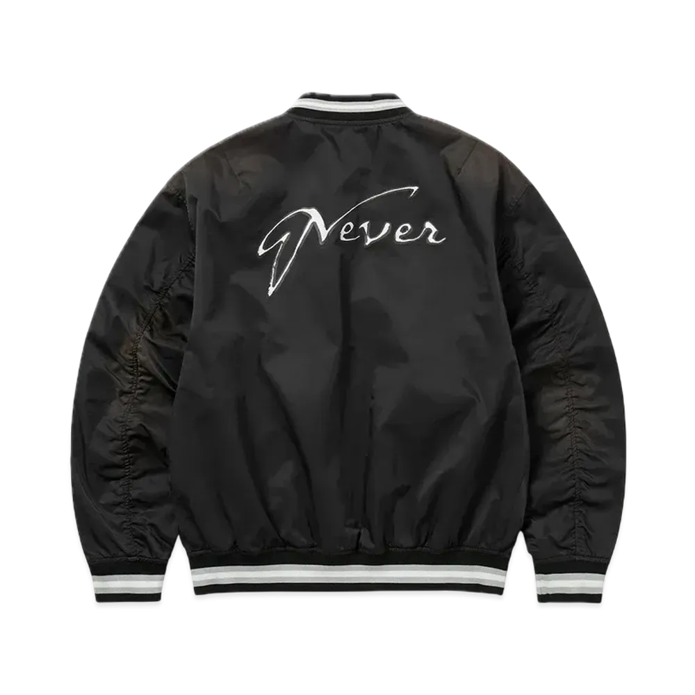 thisisneverthat Faded Stadium Jacket "Black"