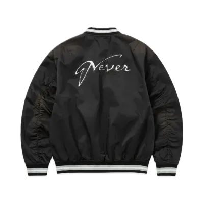 thisisneverthat Faded Stadium Jacket "Black"