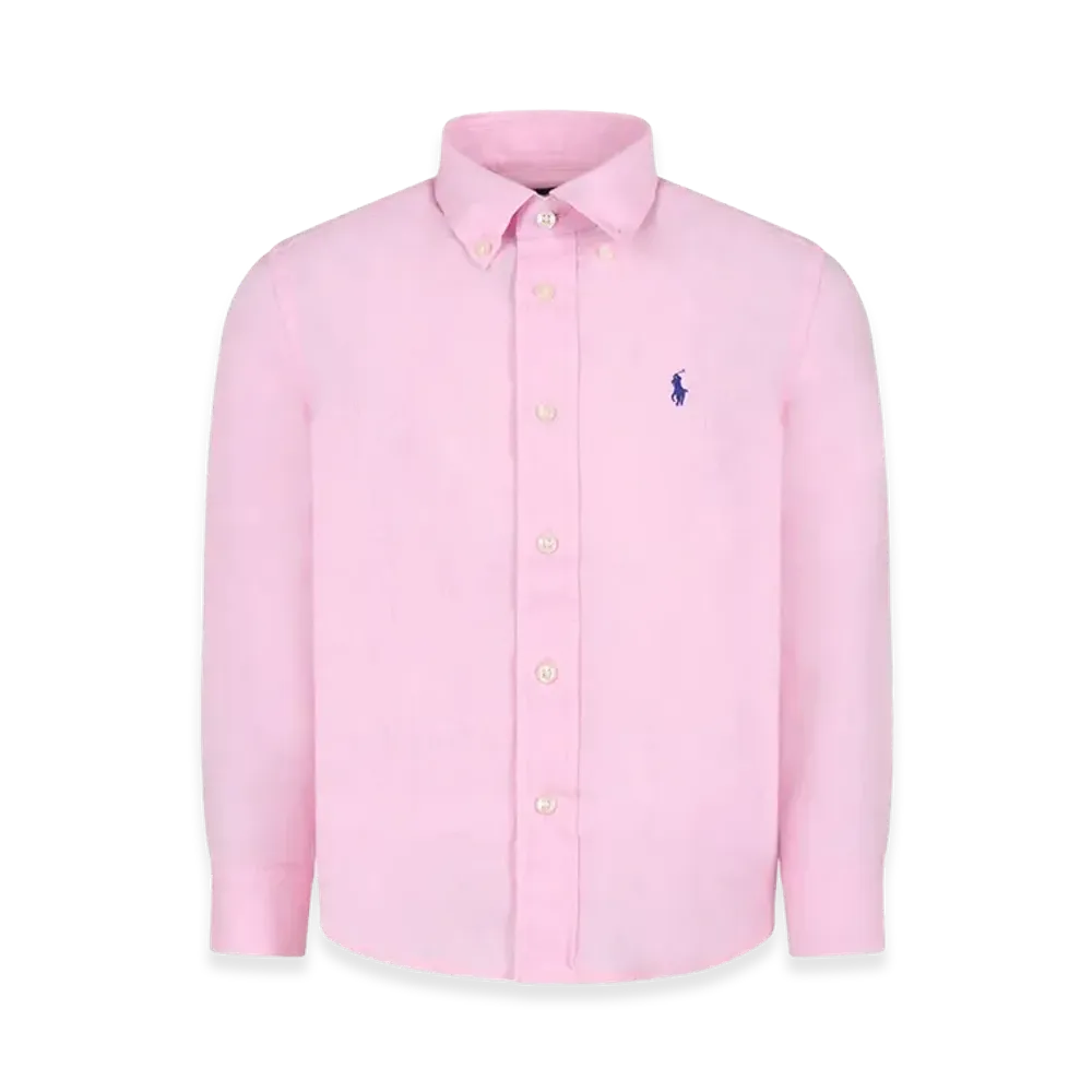 Polo Ralph Lauren Kids Linen Shirt "Pink"