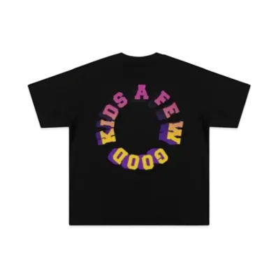 A FEW GOOD KIDS House Circle Tee "Black"