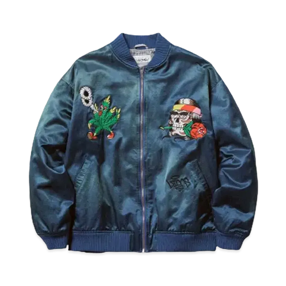 LIONS NYC x F-LAGSTUF-F SOUVENIR JACKET "BLUE"