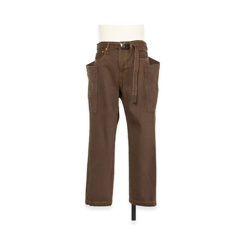 sacai Denim Pants "Brown"