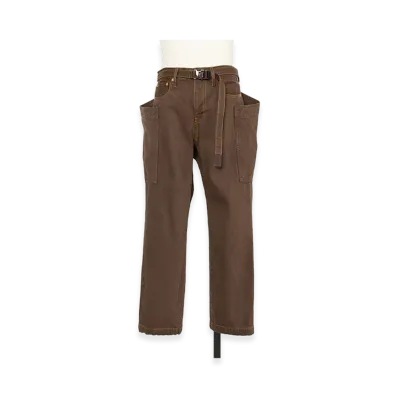sacai Denim Pants "Brown"