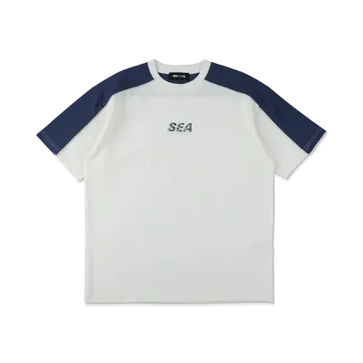 WIND AND SEA SEA Logo Piping Tee "White"