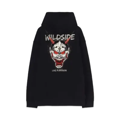 WILDSIDE Yohji Yamamoto x Ryu Ga Gotoku Studio Pullover Hoodie (Hannya) "Black"