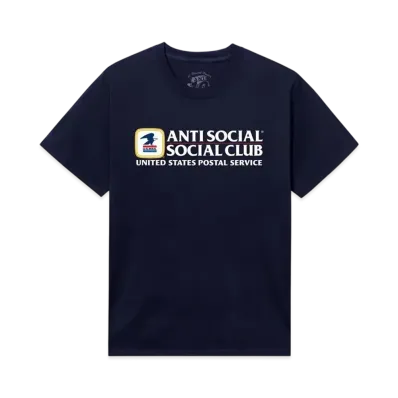 ANTI SOCIAL SOCIAL CLUB x USPS Priority Tee "Navy"