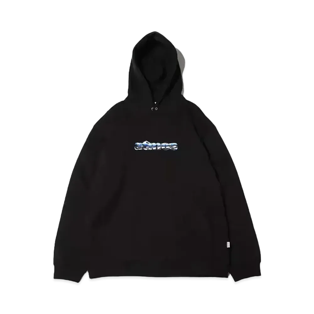 atmos Front Logo Hooded Sweatshirt "Black"