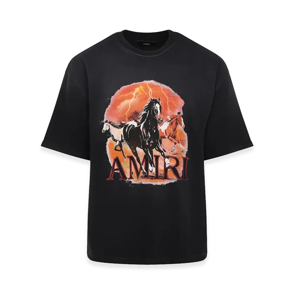 AMIRI Plains Oversized Tee "Black"
