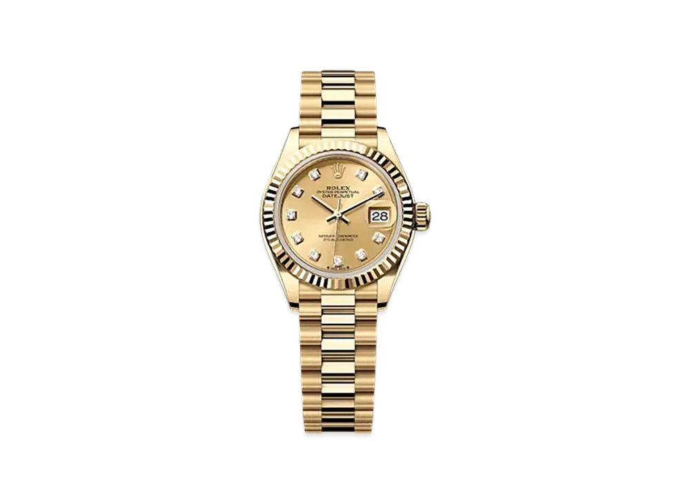 ROLEX Lady-Datejust 28mm Yellow Gold 279178 "Champagne-colour"