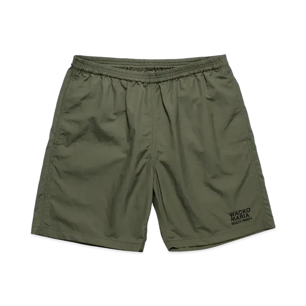 WACKO MARIA Nylon Board Shorts "Khaki"
