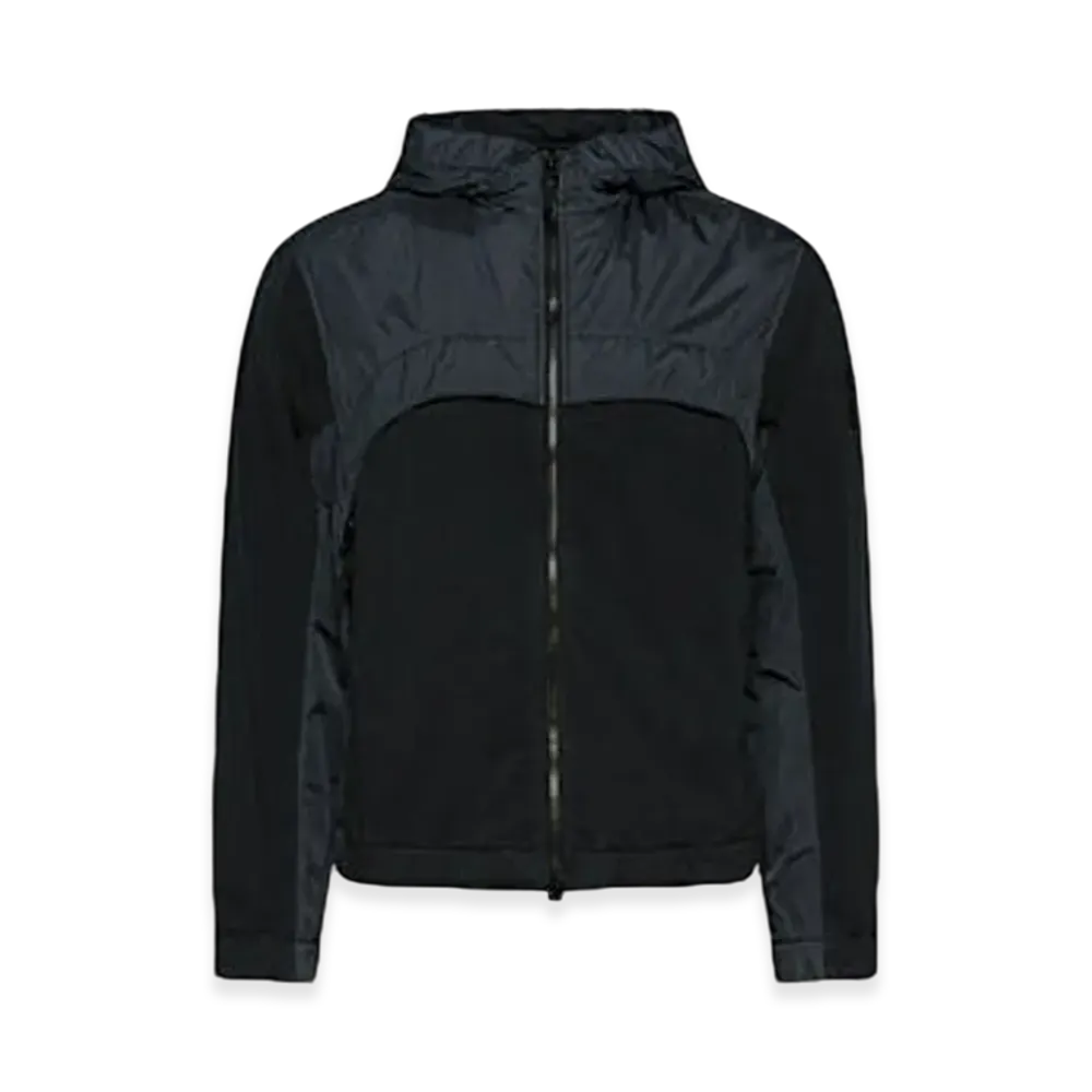 Stone Island 4100041 Crinkle Reps R-NY Hooded Jacket - 25SS "Black"