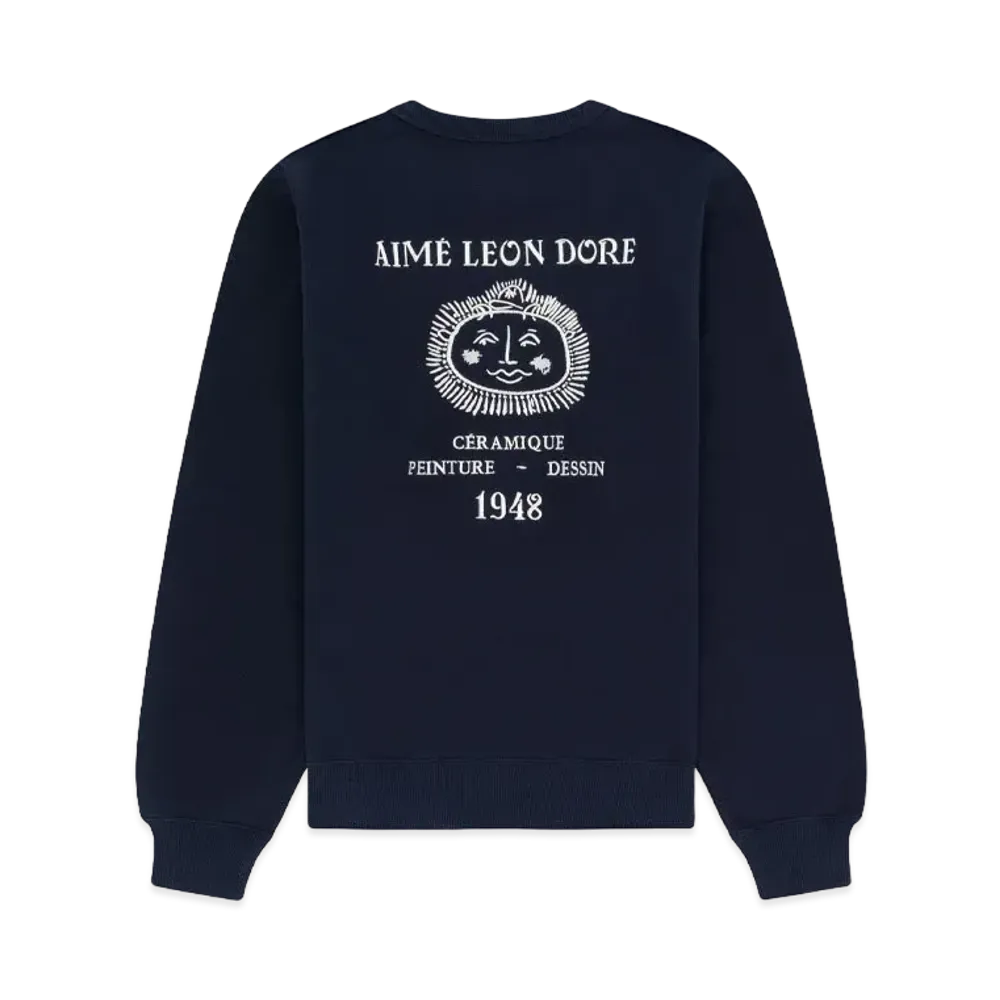 Aime Leon Dore Artiste Crewneck Sweatshirt "Navy"