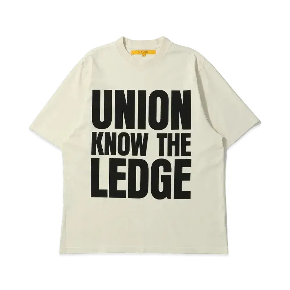 UNION Statement Tee "Bone Pigment"