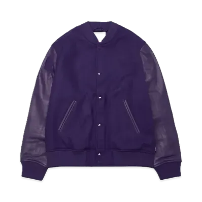 Supreme Motion Logo Varsity Jacket "Purple"