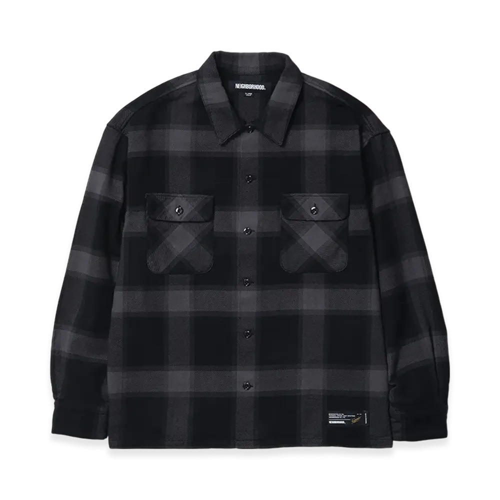 NEIGHBORHOOD Buffalo Check Shirt LS "Gray"
