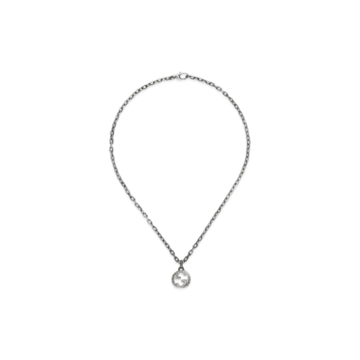 GUCCI Interlocking G Pendant Necklace