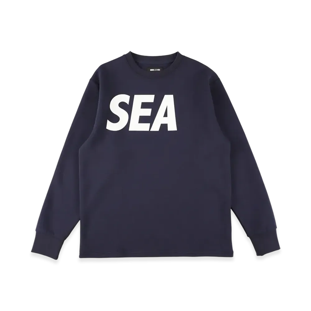 WIND AND SEA SIG L/S Tee "Navy"