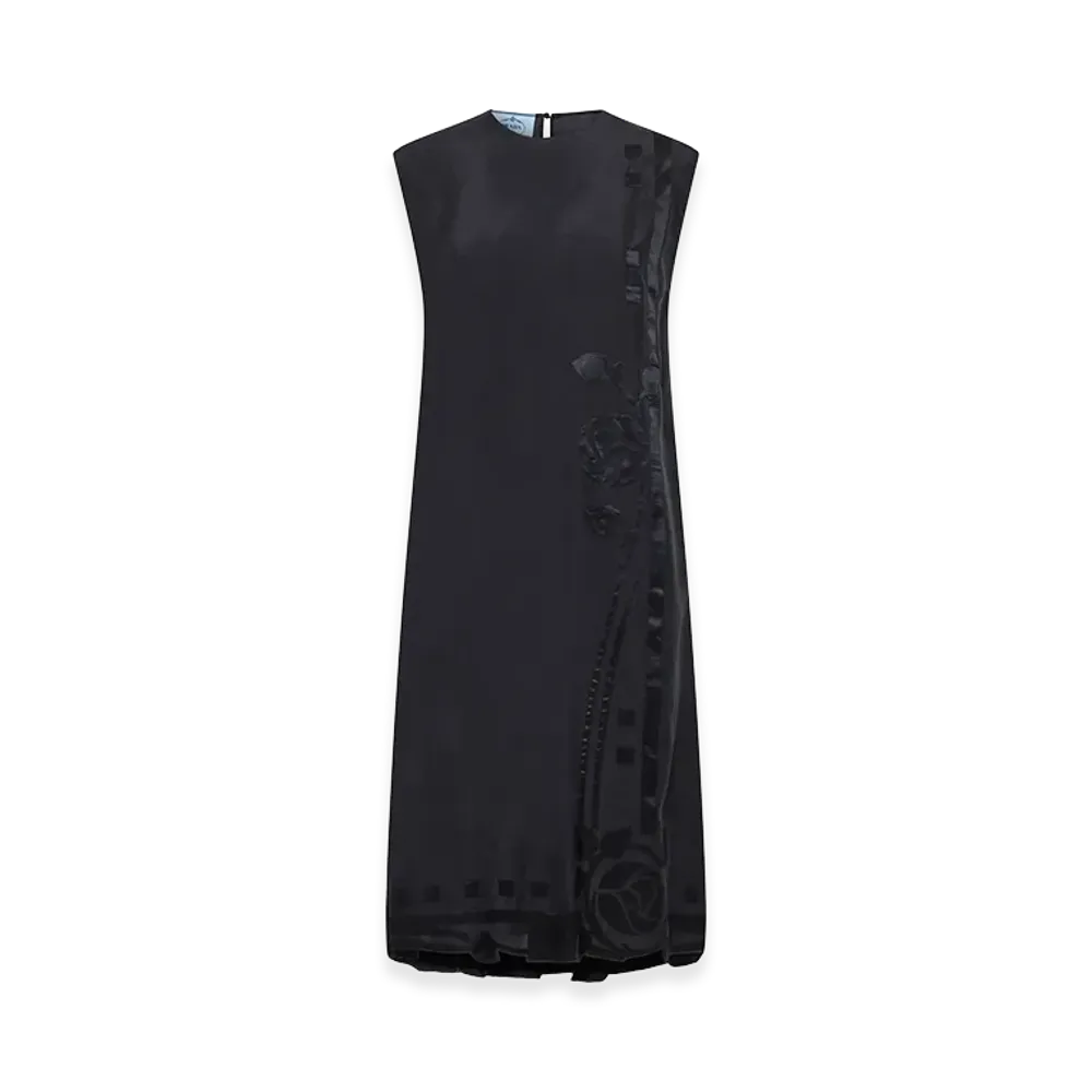 PRADA Women's Silk Dress "Black"