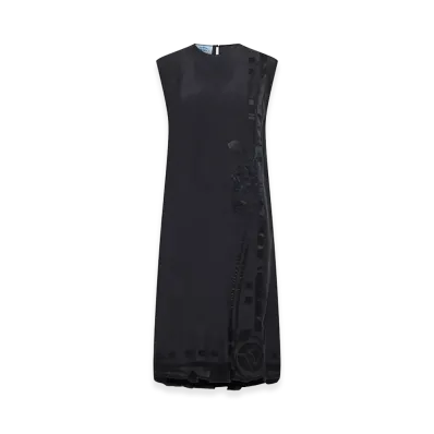 PRADA Women's Silk Dress "Black"