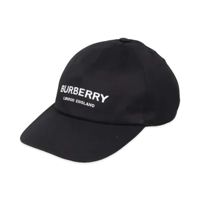 Burberry Logo Baseball Cap "Black"