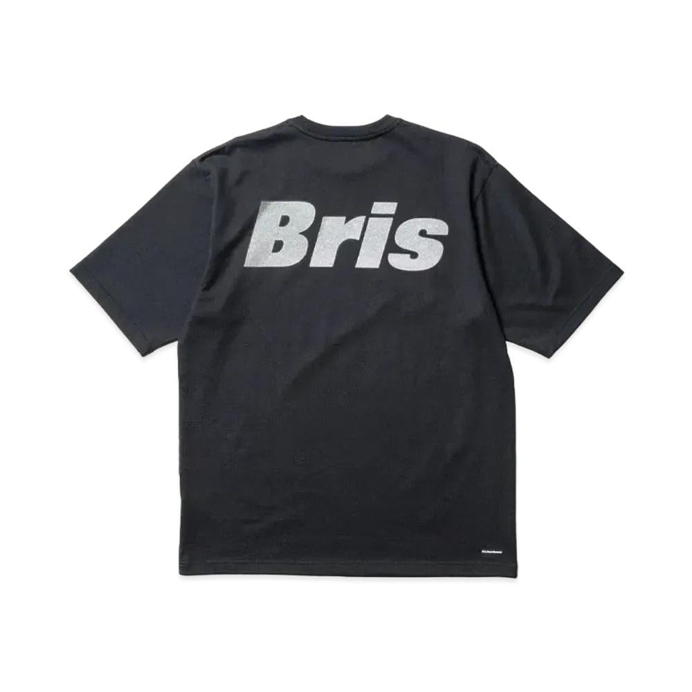 NEW ERA x F.C.Real Bristol Big Logo Rhinestone Emblem T-Shirt "Black"