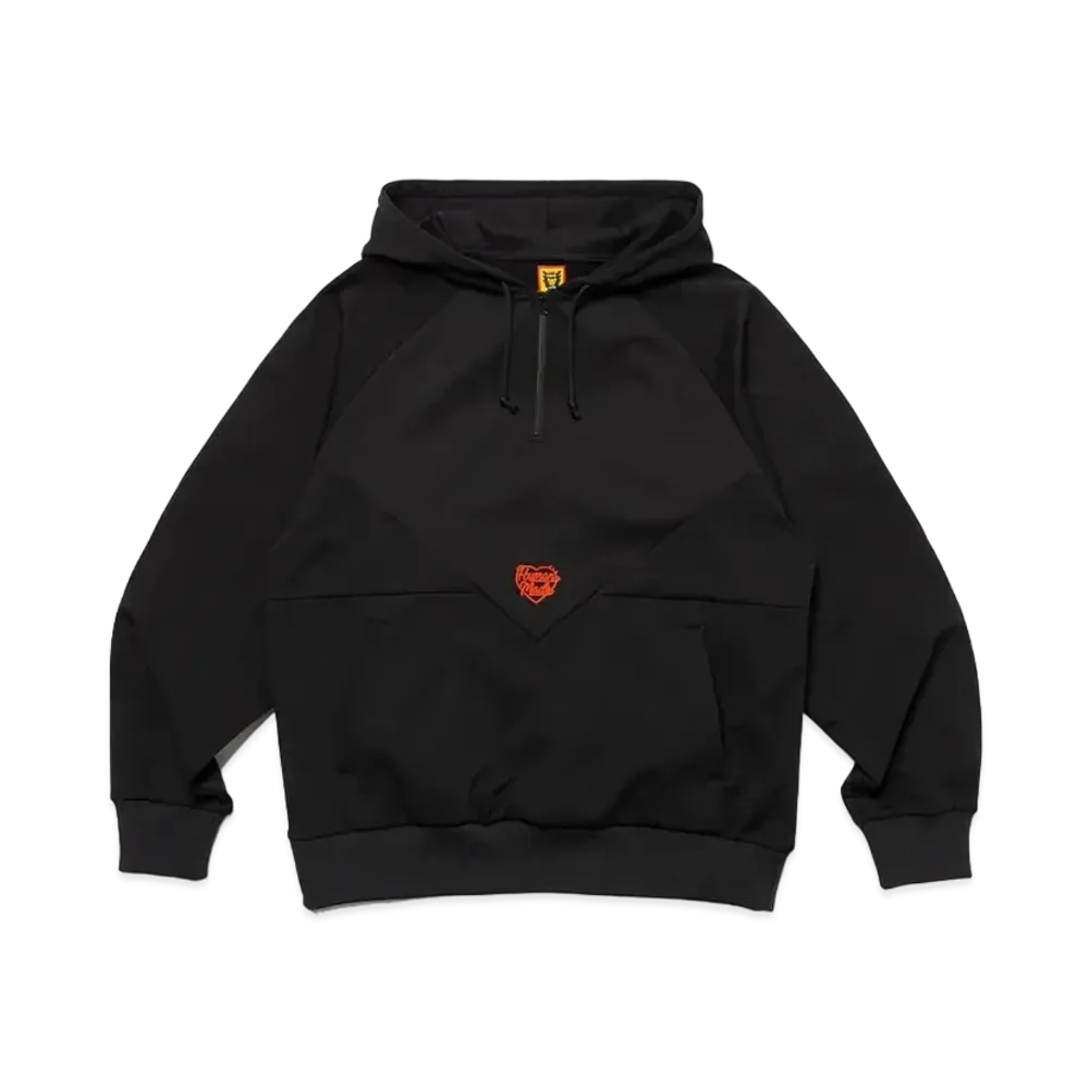 HUMAN MADE Half-Zip Hoodie "Black"